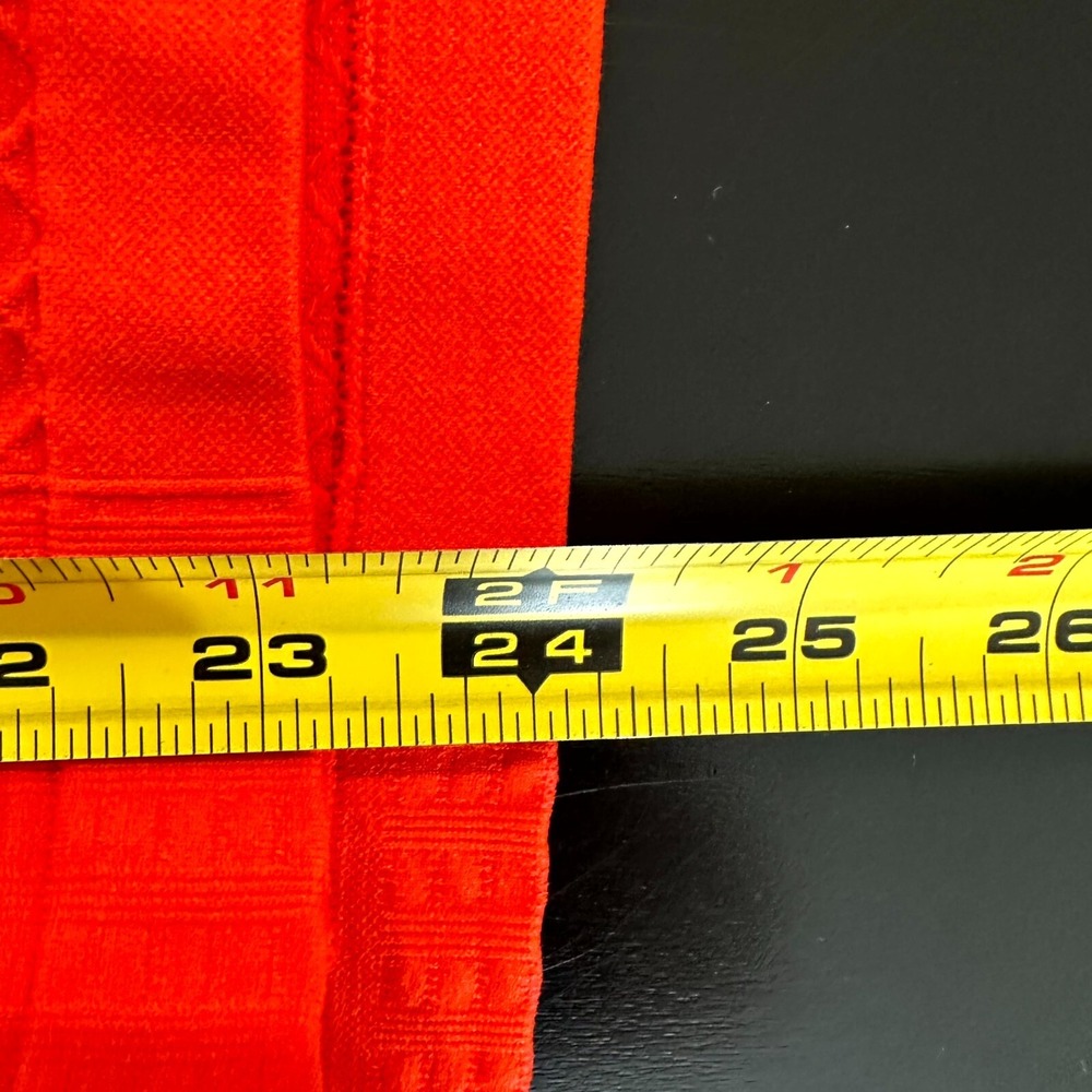 Athleta T-Shirt Mens Medium Orange Patterned Short Sleeve Crew Neck Pullover - Picture 9 of 9